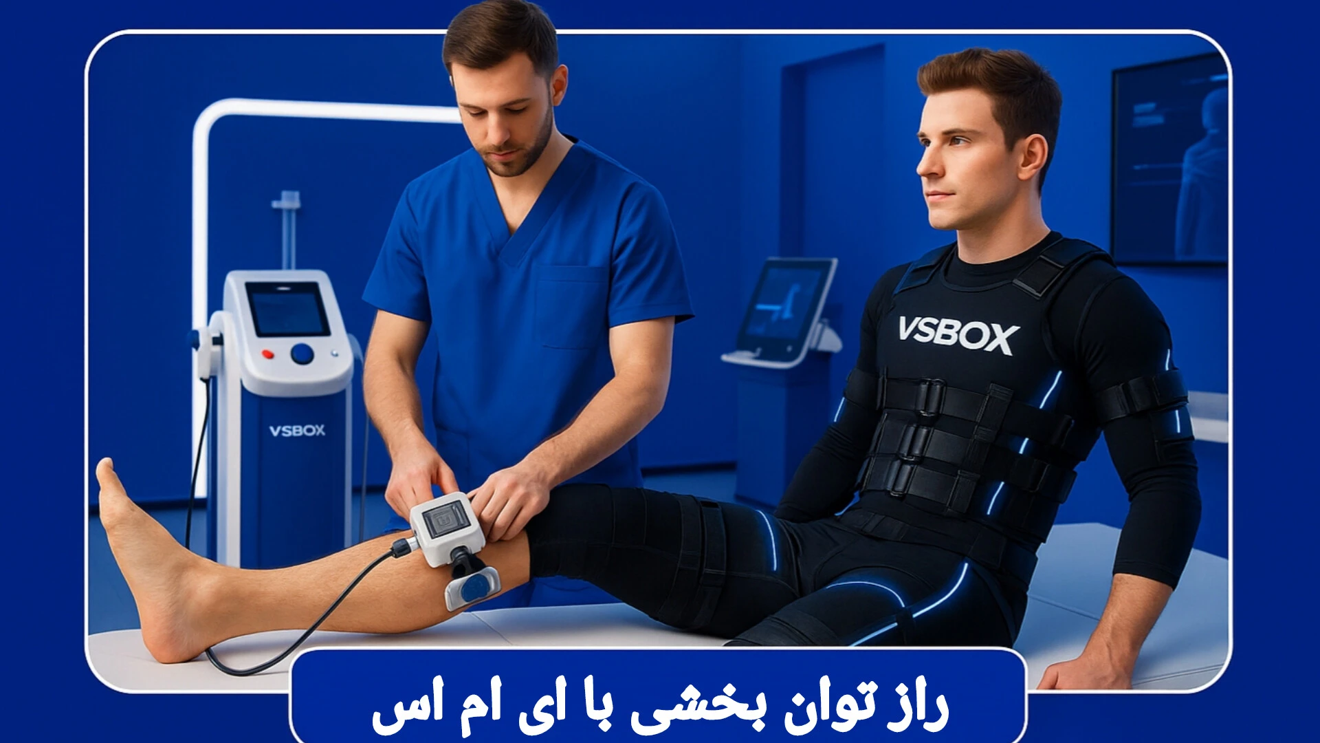 استفاده از EMS در درمان درد زانو با فیزیوتراپی و توانبخشی