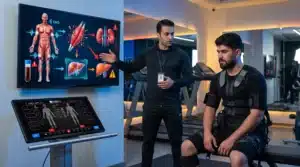 بررسی علمی خطرات و ایمنی تمرین با جلیقه EMS برند VSBOX برای پیشگیری از رابدومیولیز.
