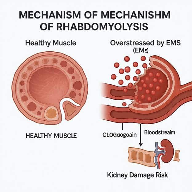 آیا EMS باعث رابدومیولیز و سایر خطرات می‌شود
